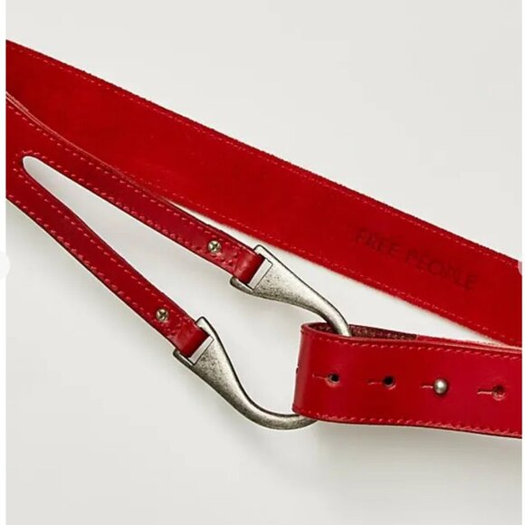 NWT Free People Rising Sun Hip Belt in Cherry Pie - Picture 2 of 6